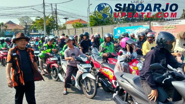 Program BBM Gratis Pemuda Pancasila Sidoarjo Disambut Antusias Pengemudi Ojol