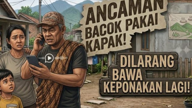 Ajak Keponakan ke Pacet, Warga Tanggulangin Diteror Ancaman Kapak